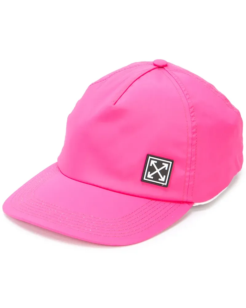 OFF-WHITE Baseballkappe mit Logo-Patch - Rosa Rosa