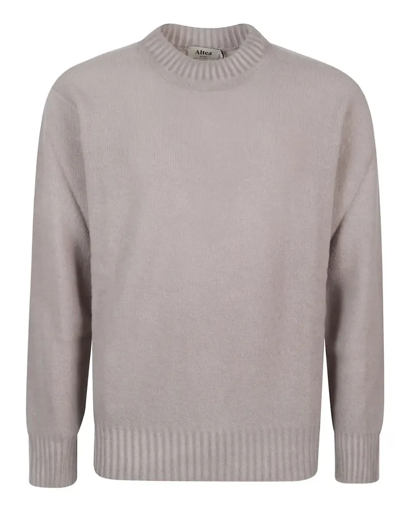 Altea Pullover mit geripptem Saum - Grau Grau