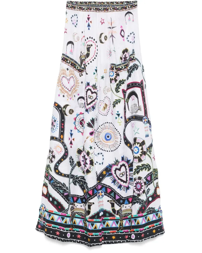 Camilla Nubian Wonderland Hose - Weiß Weiß