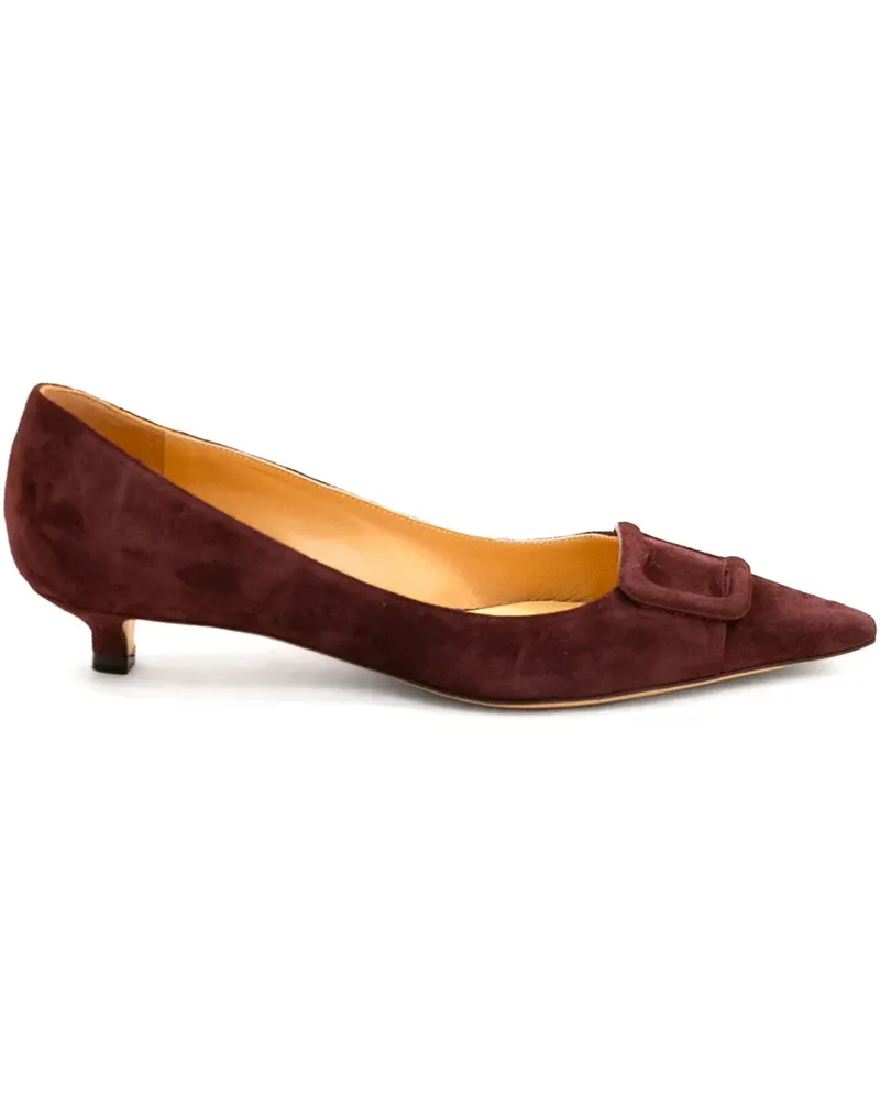 Francesco Russo Pumps mit Schnalle 30mm - Violett Violett