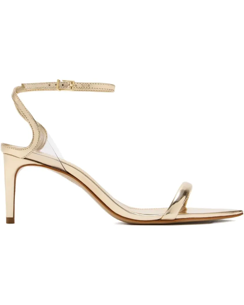 Schutz Prya Sandalen mit Metallic-Knöchelriemen 50mm - Gold Gold