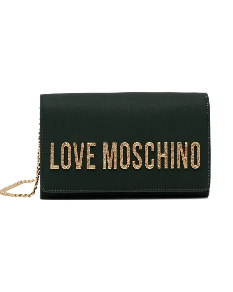 Moschino chain-strap cross-body bag - Grün Grün