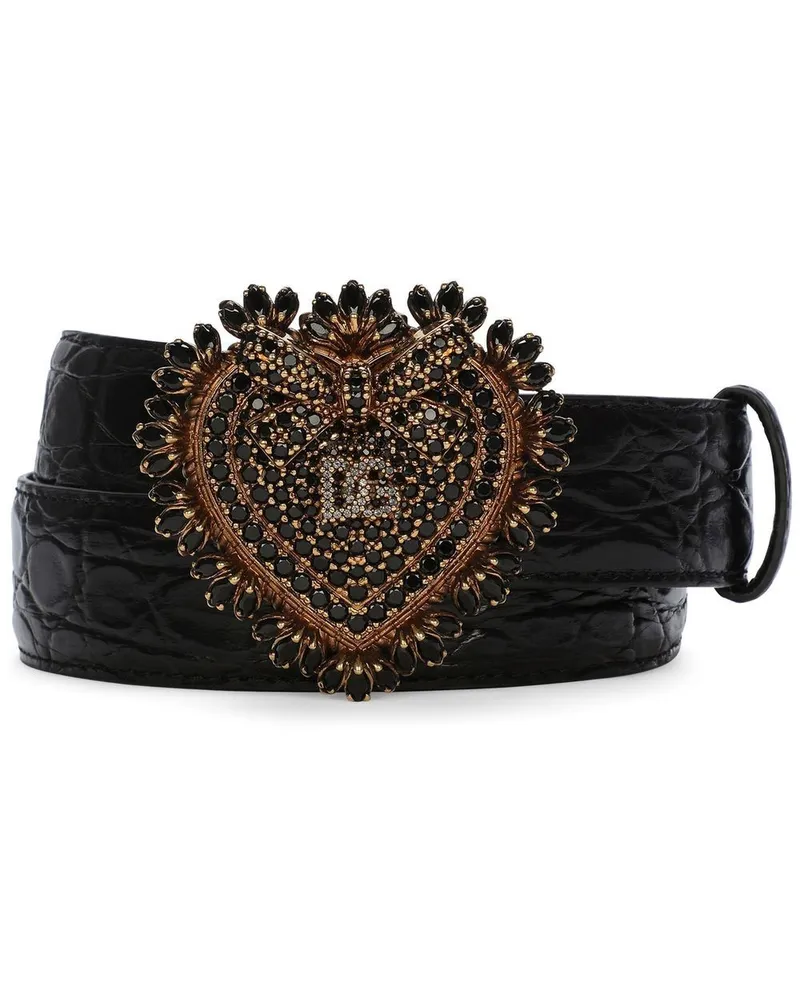 Dolce & Gabbana Devotion' Gürtel - Schwarz Schwarz