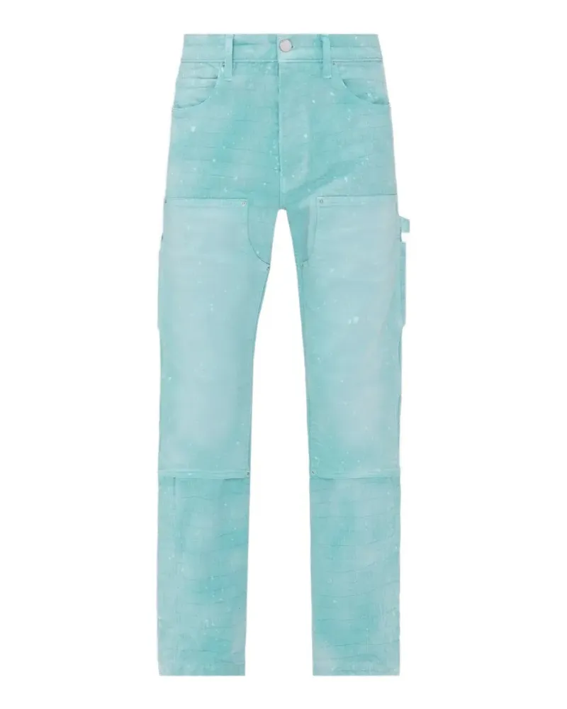 Amiri jacquard carpenter jeans - Blau Blau