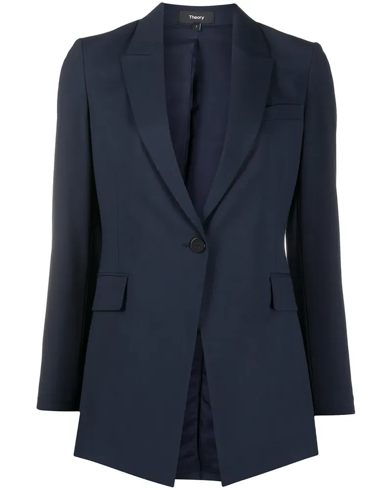 Theory Einreihiger Blazer - Blau Blau