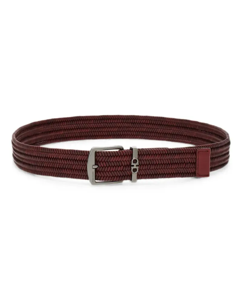 Ferragamo woven belt - Rot Rot