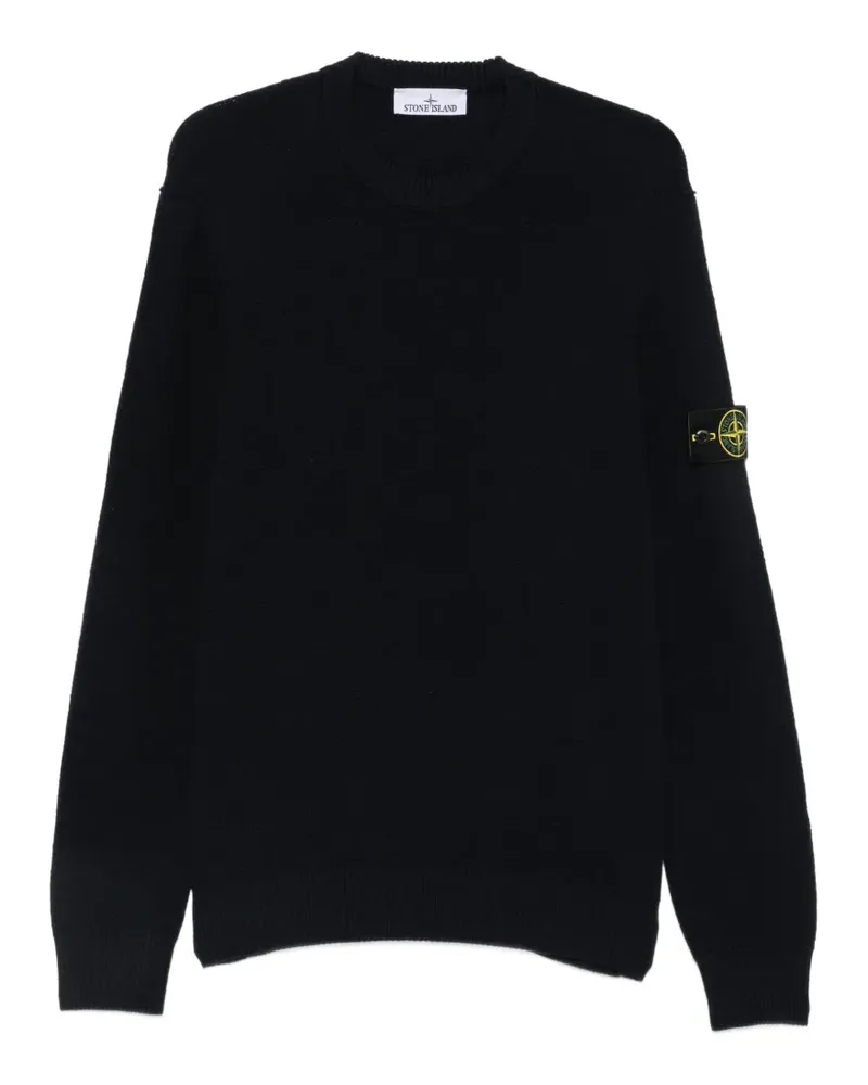 Stone Island Pullover mit Logo-Patch - Blau Blau
