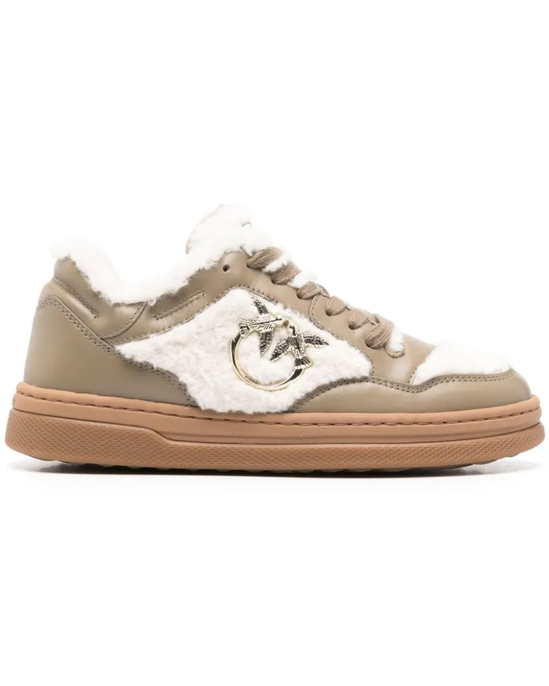 Pinko Love Birds Sneakers Nude