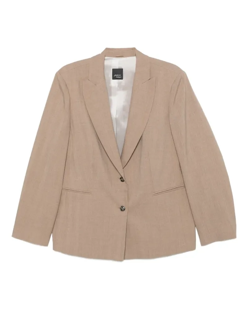 Marina Rinaldi Sakko mit Knopfverschluss - Nude Nude