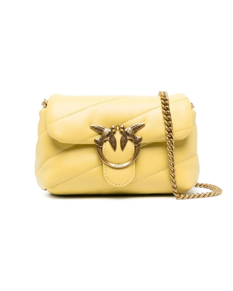 Pinko Gesteppte Tasche - Gelb Gelb
