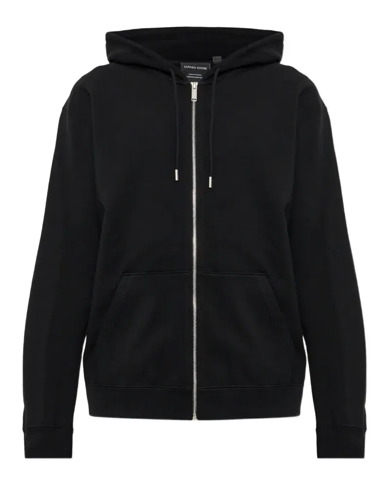 Canada Goose Loon logo-patch zip-up hoodie - Schwarz Schwarz