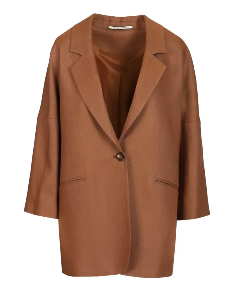 Tagliatore Bruna single-breasted blazer - Braun Braun