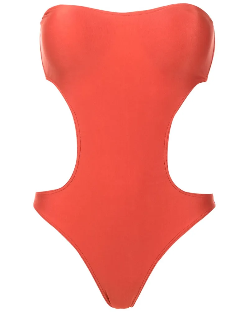 Lygia & Nanny Schulterfreier Taylor Liso Badeanzug - Orange Orange