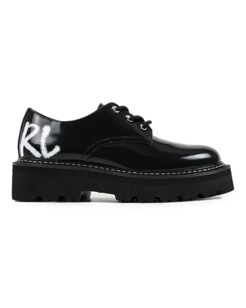 Karl Lagerfeld Schuhe mit Logo-Print - Schwarz Schwarz
