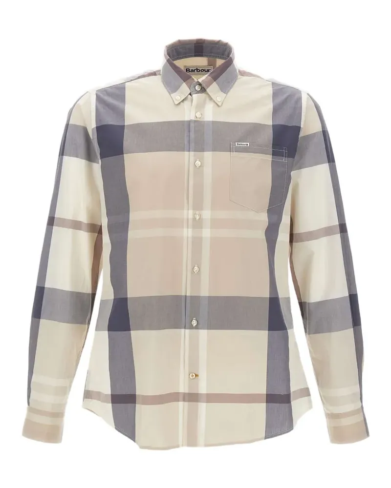 Barbour tartan-pocket shirt - Nude Nude