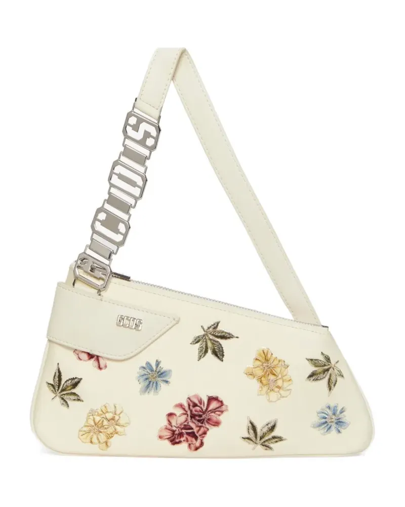 GCDS Comma Notte BoldSchultertasche - Weiß Weiß