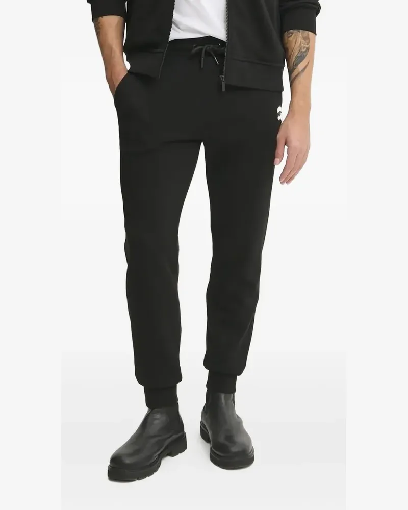 Karl Lagerfeld Jogginghose mit Logo-Prägung - Schwarz Schwarz