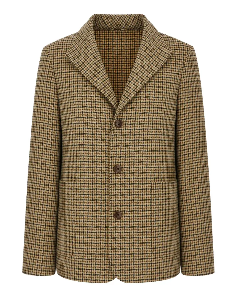 Fortela Scotland check wool blazer - Grün Grün