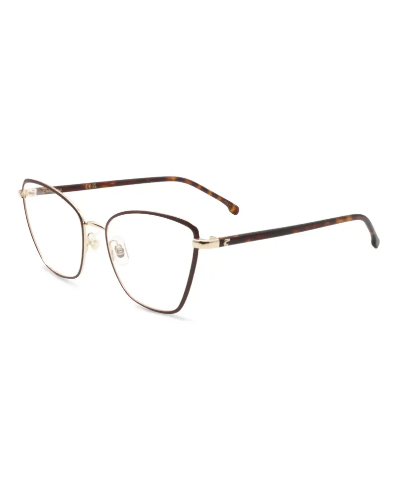 Carrera Brille mit geometrischem Gestell - Braun Braun