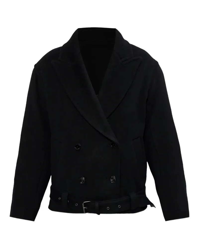 Isabel Marant belted double-breasted jacket - Schwarz Schwarz