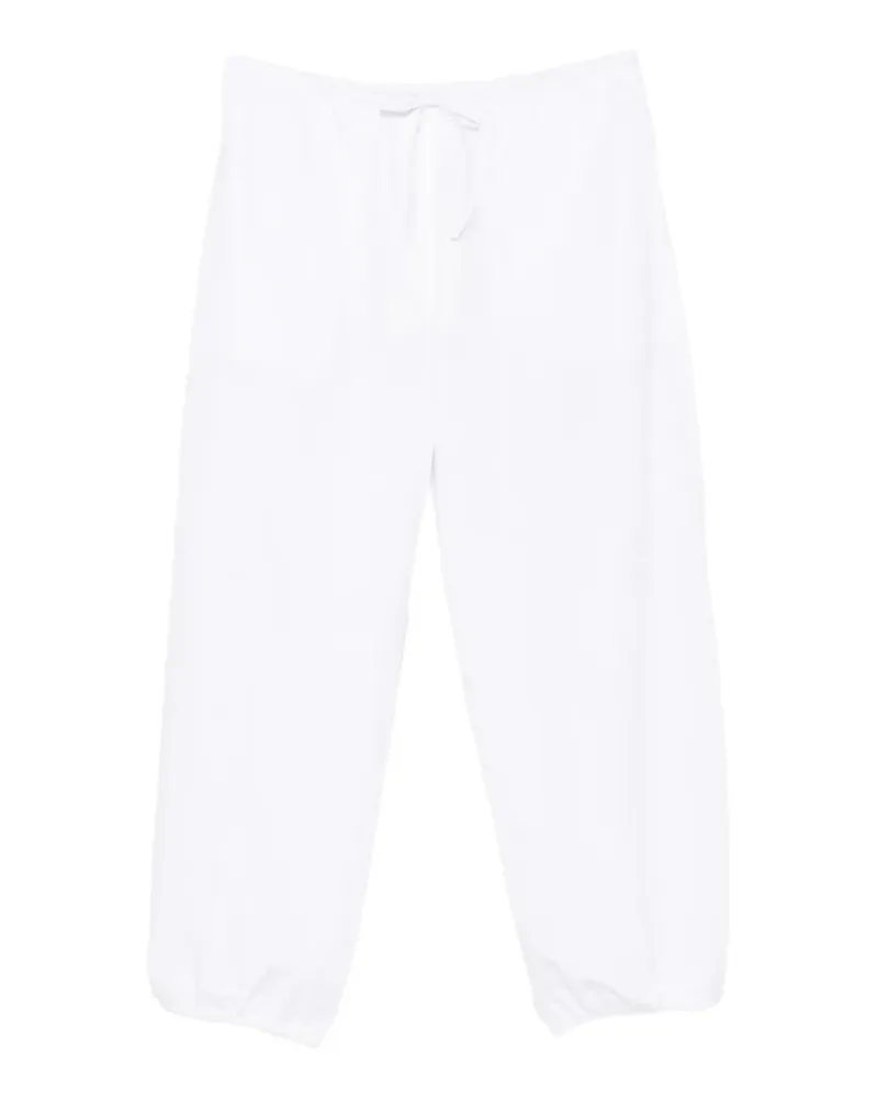 Totême drawstring-fastening trousers - Weiß Weiß