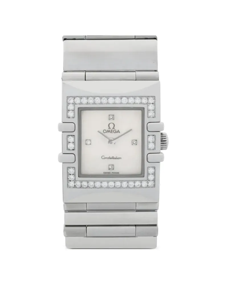 Omega Constellation Quadra 20mm - Silber Silber