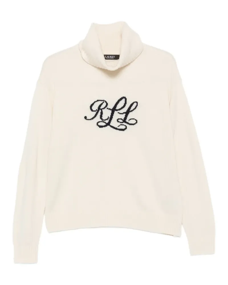 Ralph Lauren logo-embroidered roll-neck sweater - Nude Nude