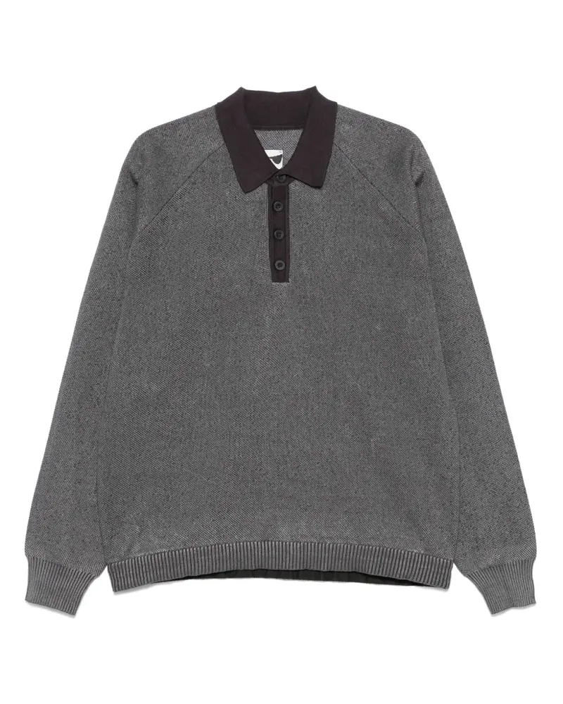 GR10K High-Molecular Poloshirt - Grau Grau