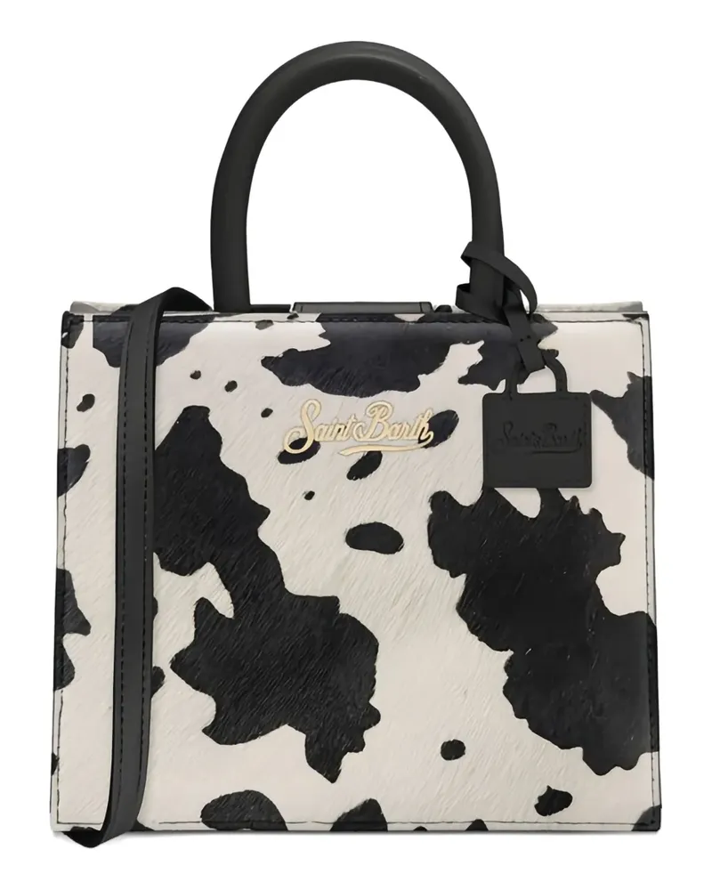 MC2 Saint Barth animal-print tote bag - Weiß Weiß