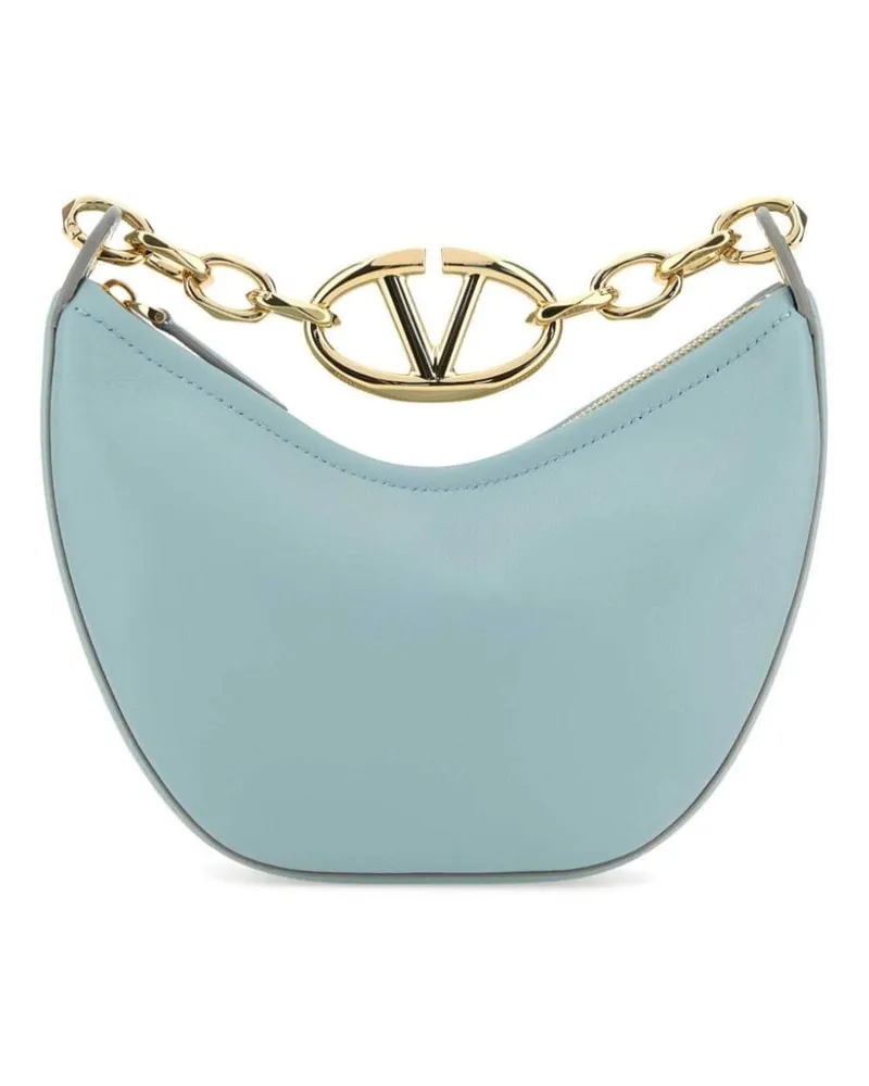 Valentino Garavani Mini Tote Bag mit VLogo - Blau Blau