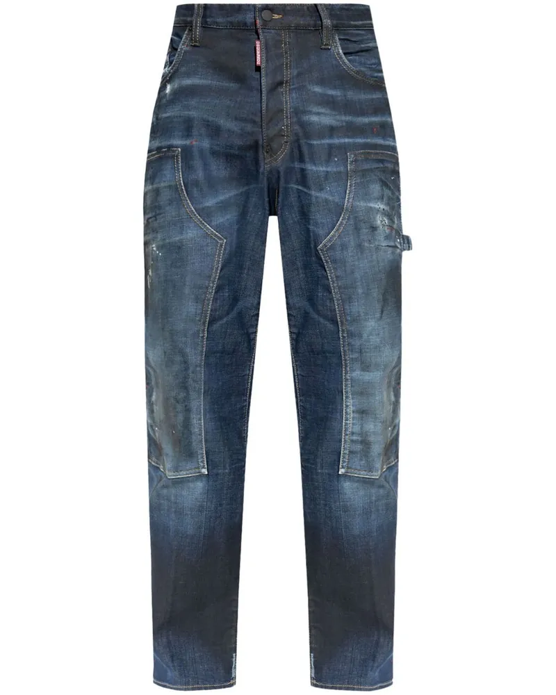 Dsquared2 Jeans mit lockerem Schnitt - Blau Blau