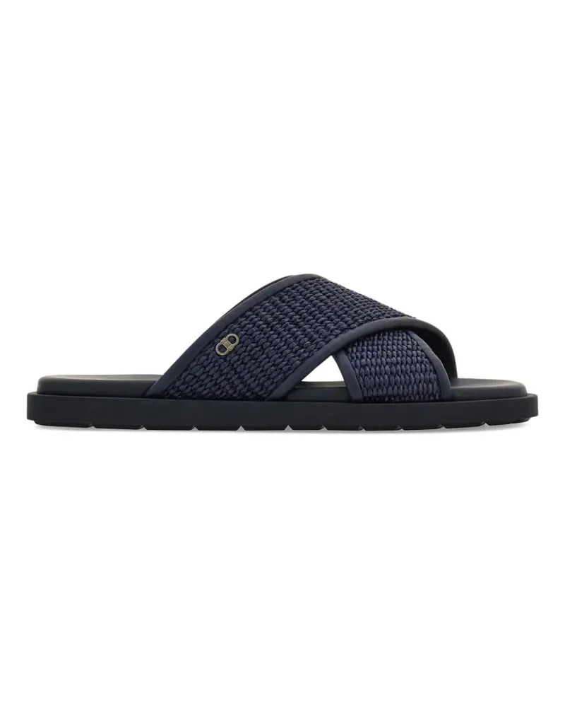 Ferragamo Gancini ornament sandals - Blau Blau