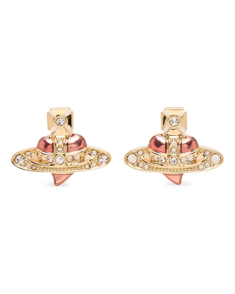 Vivienne Westwood heart-motif earrings - Gold Gold