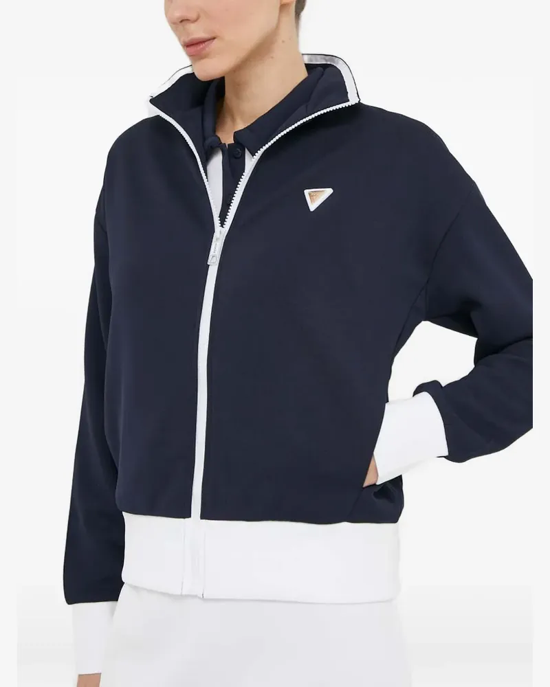 Guess Mylah Sweatshirt mit Reißverschluss - Blau Blau