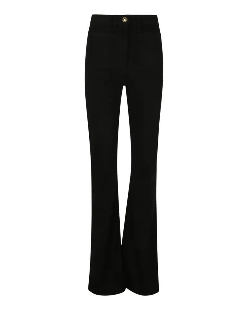 Elisabetta Franchi pocket denim trousers - Schwarz Schwarz