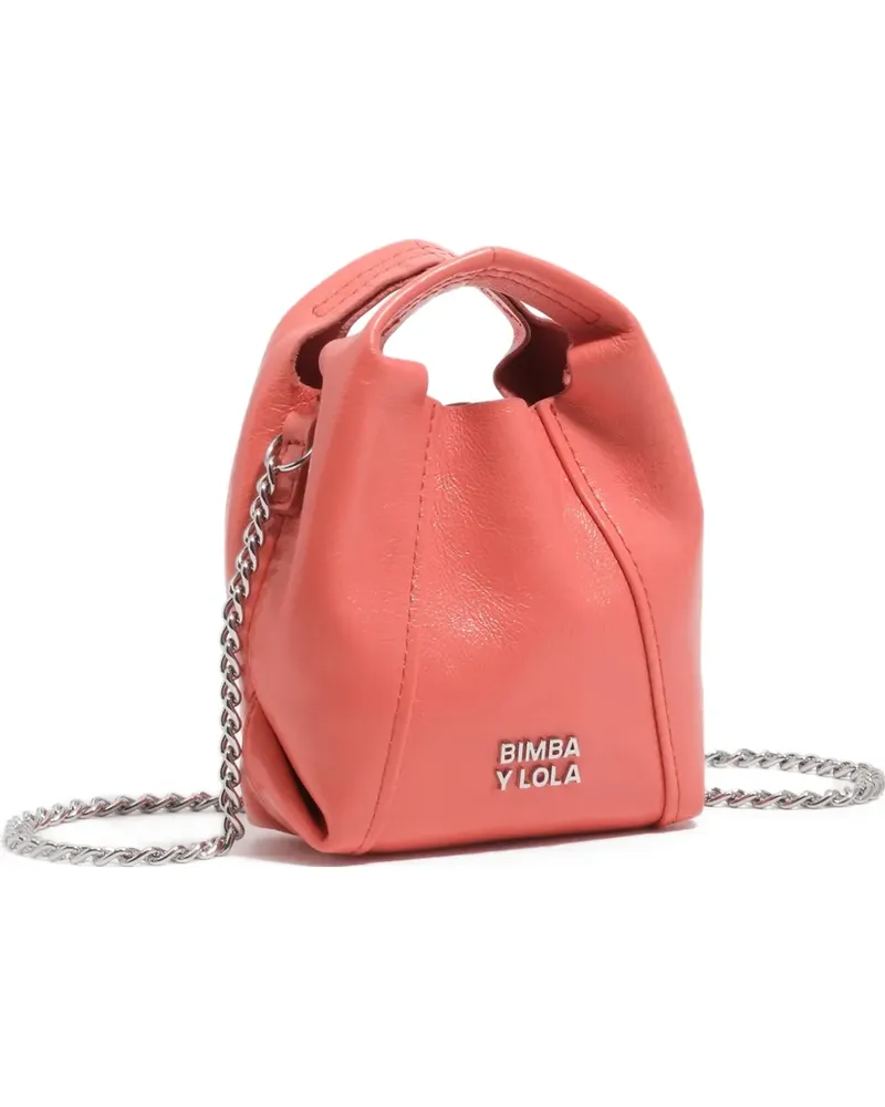 BIMBA Y LOLA Mini-Tasche mit Kettenriemen - Rosa Rosa