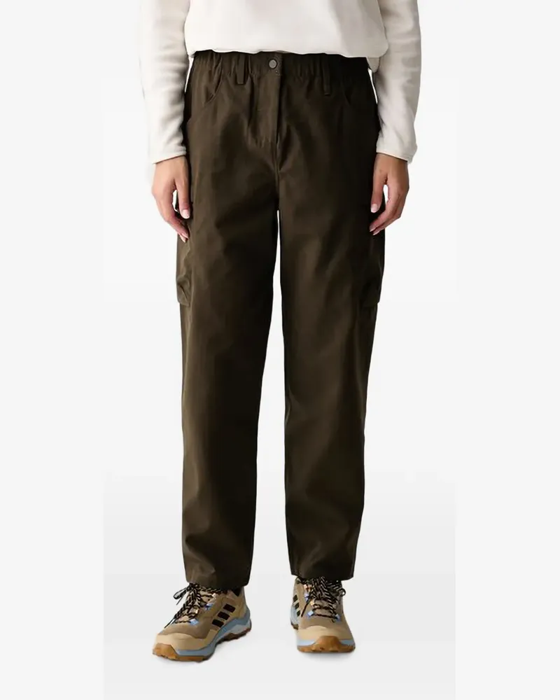 Jack Wolfskin YUMA Cargohose mit Stretchbund - Grün Grün