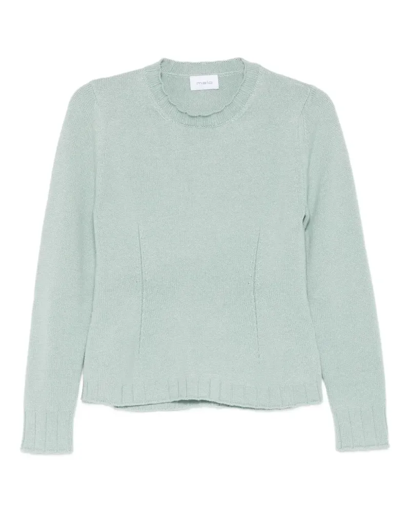 Malo Pullover aus Kaschmir - Grün Grün