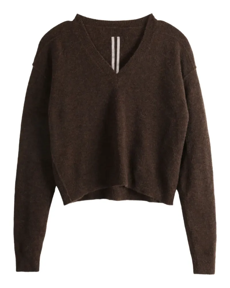 Rick Owens V-neck sweater - Braun Braun