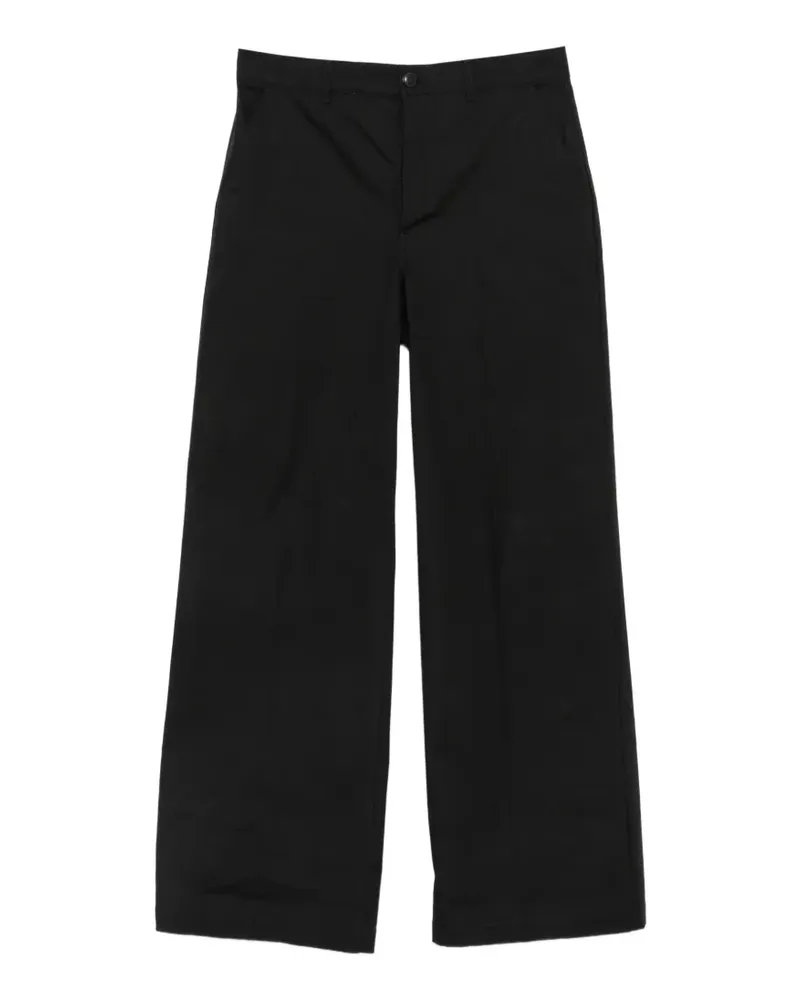 Rick Owens Hose mit Bügelfalten - Schwarz Schwarz