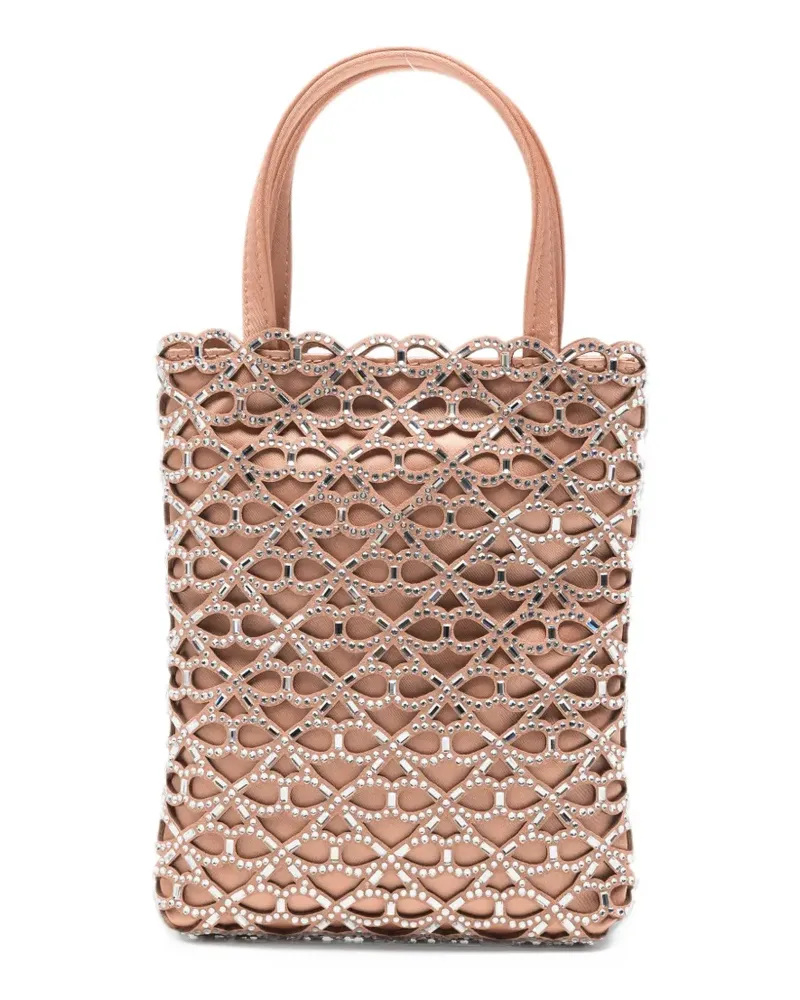 Anya Hindmarch Mini Glebe Tote Bag mit Verzierung - Rosa Rosa
