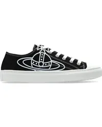 Vivienne Westwood Sneakers mit Logo Schwarz