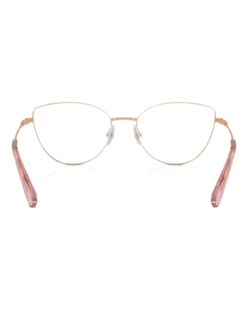 Swarovski cat-eye frame glasses - Gold Gold