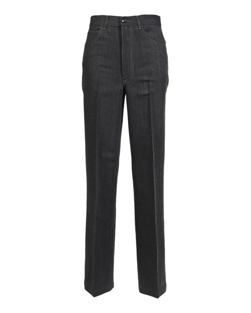 CMMN SWDN Jackson straight-leg trousers - Grau Grau