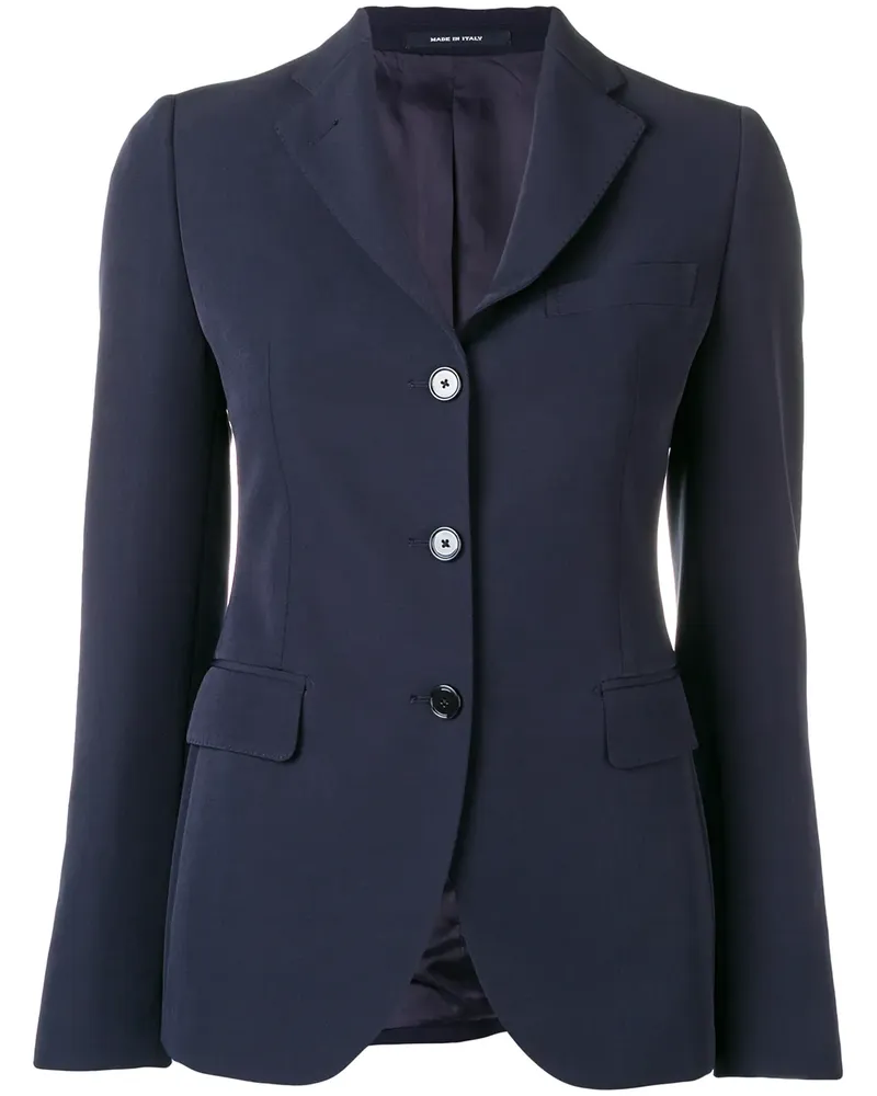 Tagliatore Klassischer Blazer - Blau Blau