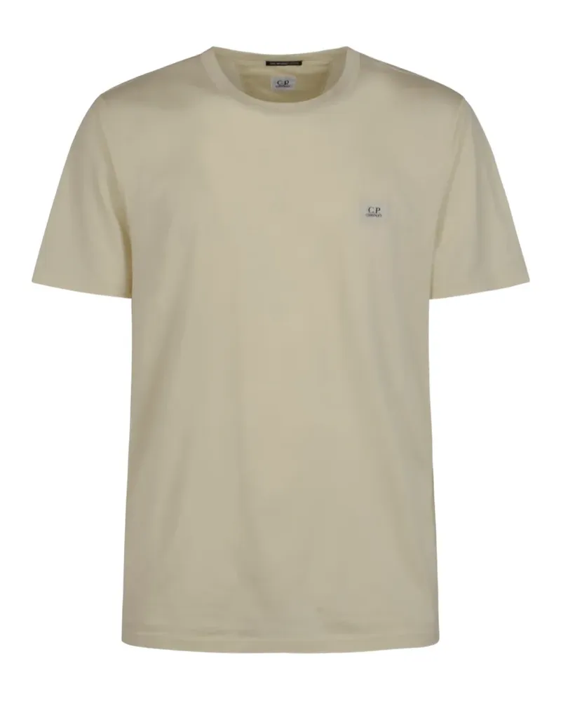 C.P. Company T-Shirt mit Logo-Patch - Nude Nude