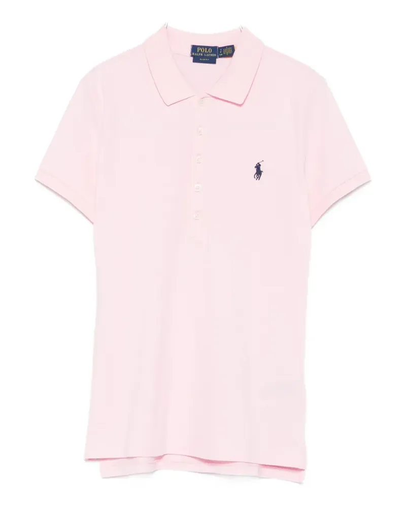 Ralph Lauren embroidered-logo polo shirt - Rosa Rosa