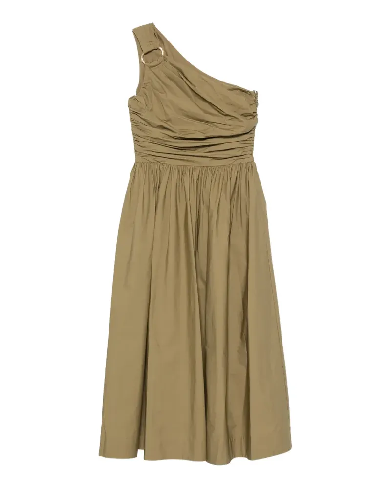 Joseph one-shoulder ruched-detail midi dress - Grün Grün