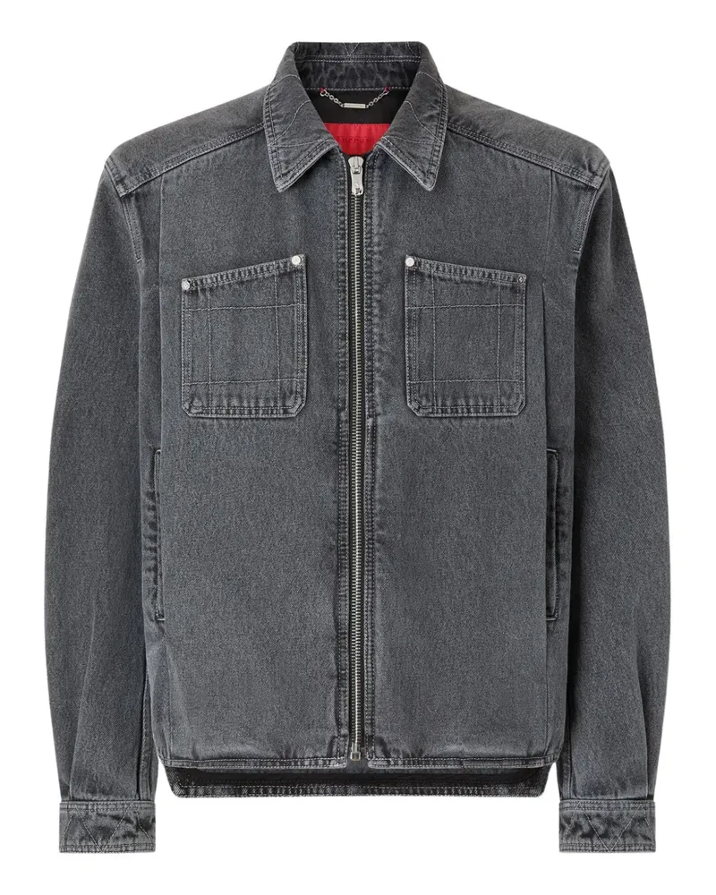 Ferrari Jacke mit aufgesetzten Taschen - Grau Grau