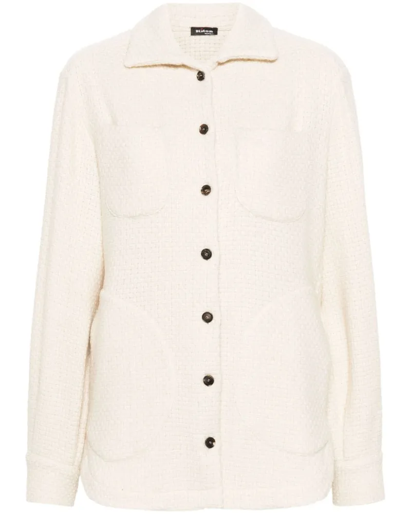 Kiton Geknöpfte Hemdjacke - Nude Nude
